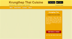 Desktop Screenshot of krungthep-thai.com